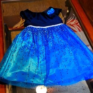 Easter Dress Blue and Black